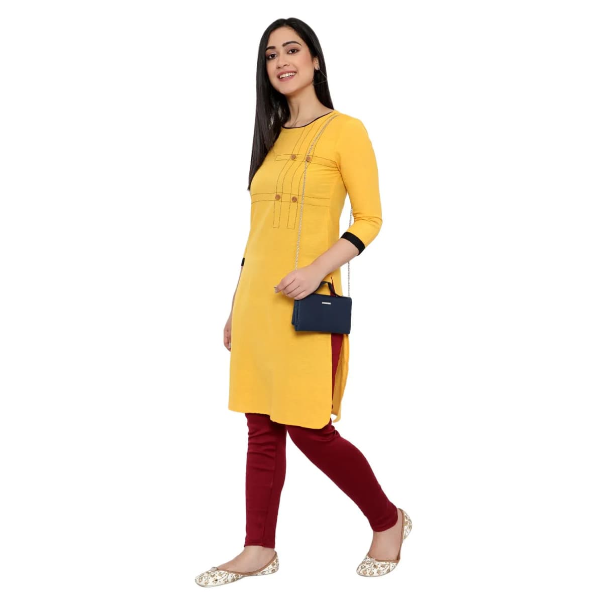 RICHMAN Selex Girls School Slacks Maroon 2