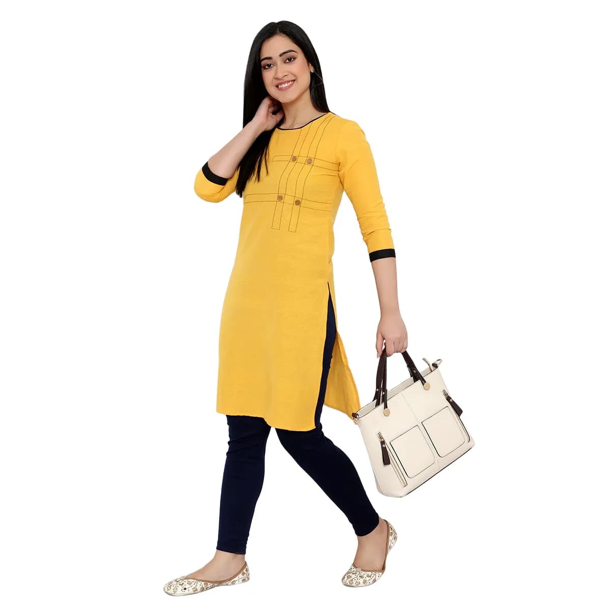 RICHMAN Selex Girls School Slacks Navy Blue 3