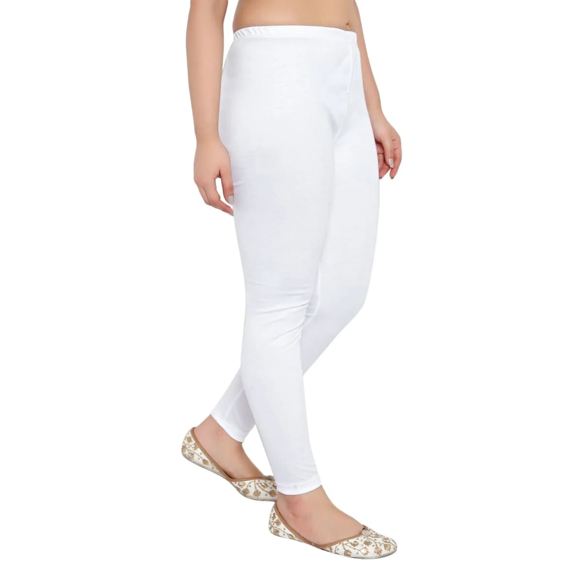 RICHMAN Selex Girls School Slacks White 4